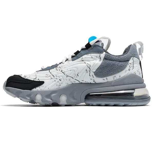 

270 travis scott react eng Running shoes mens womens Neon Oracle Aqua Bauhuas Blackened Blue Aliens Triple Black sports sneakers