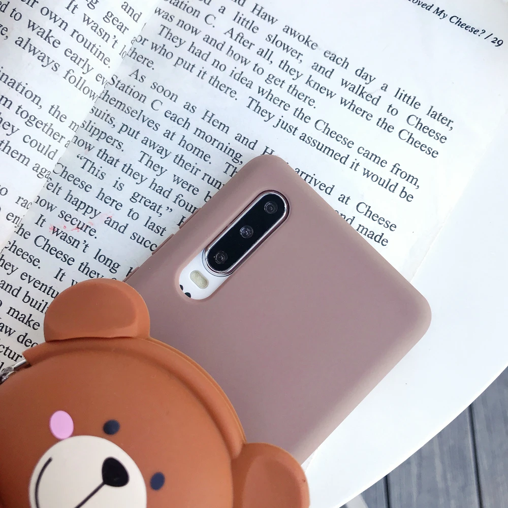 Для samsung Galaxy A70 мультяшный силиконовый чехол на заднюю панель с отделением для