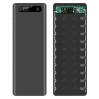 welding free dual usb 1018650 power bank case shell led digital display 18650 battery holder charging box for smart phone