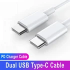 USB C к USB Type C кабель зарядного устройства для Samsung S21 Xiaomi Poco F3 M3 X3 NFC