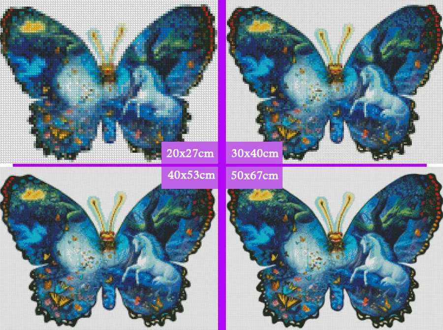 Полноразмерная 5D картина из страз сделай сам вышивка крестиком единорог и