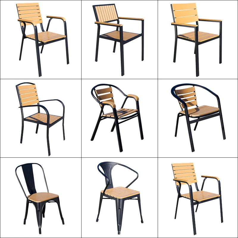 

Уличные столы, стулья, сады для двора, наружные балконы, стулья для отдыха, комбинированные наборы, оптовая продажа пластмассово-деревянных