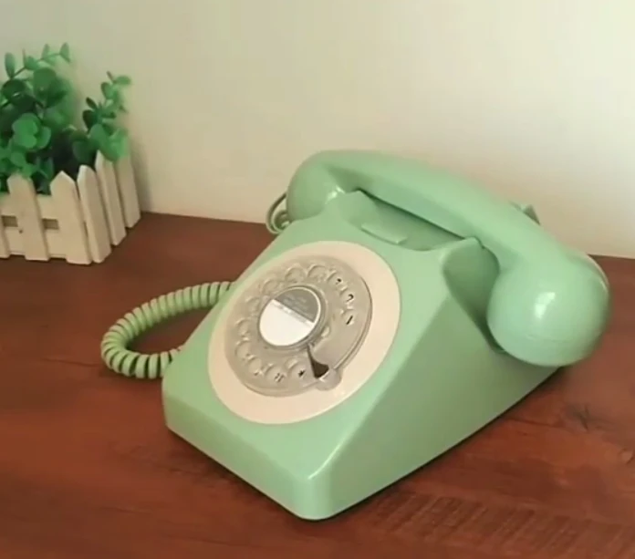 Вращайте номер HA1950 антикварный винтажный ромбовидный домашний телефон мечты для