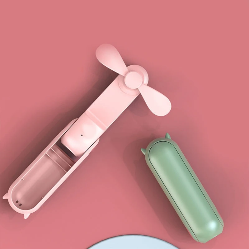 Портативный портативный вентилятор персональный USB Перезаряжаемый мини 24 hs