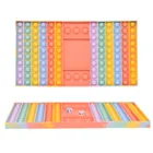 Игрушка-фиджет, большая Радужная шахматная доска, сенсорные игрушки для родителей и детей