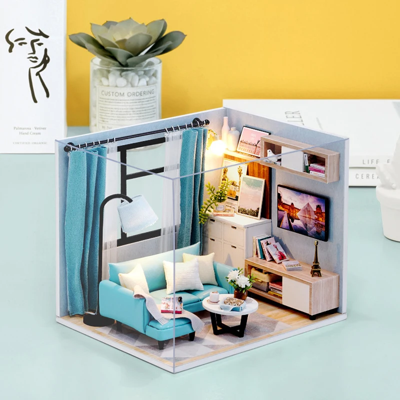 Набор игрушек для детей кукольный домик сделай сам деревянные кукольные домики