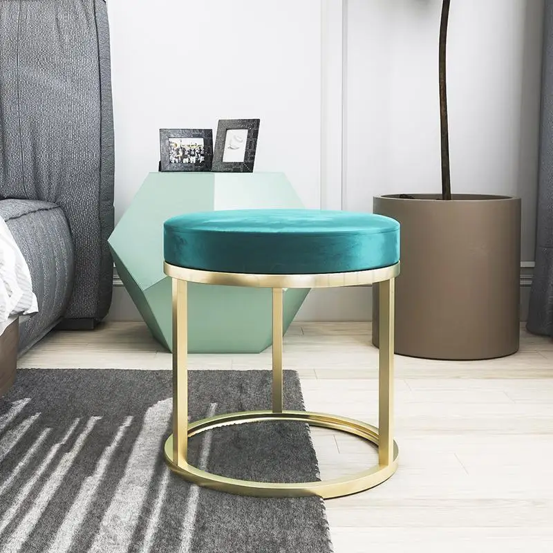 Маленькие стулья для использования в стиле Хо скандинавские скамейки с круглым