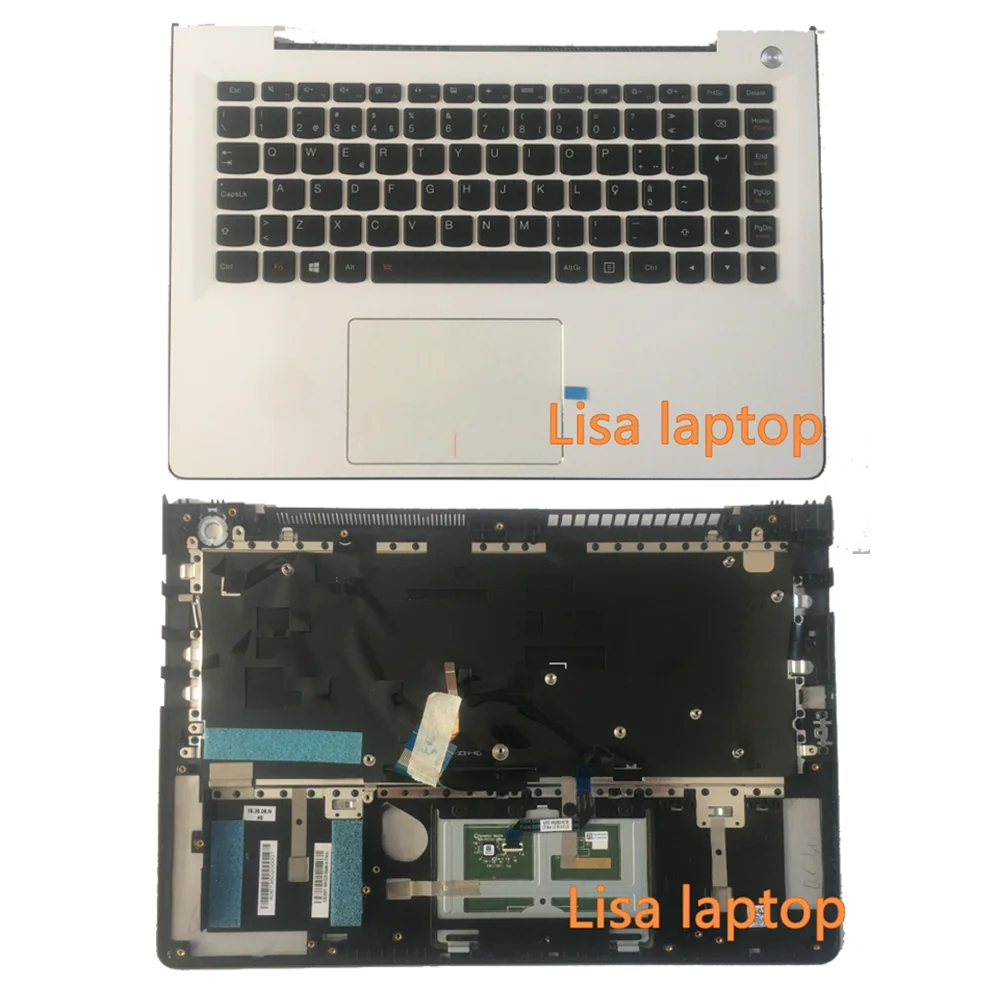 

Для Lenovo upper case C u31-70 500s-13isk Po BKL белая Po португальская двуязычная клавиатура Совершенно новая 5CB0J30975