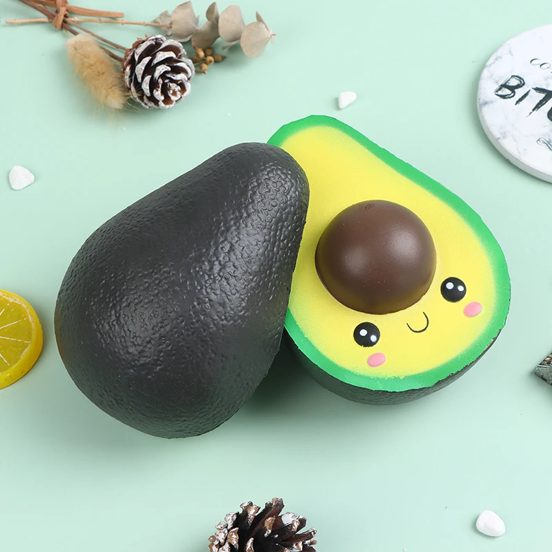 

1PCS Kawaii Soft Avocado Antistress Toys Slow Rising Stress Relief Funny Toys