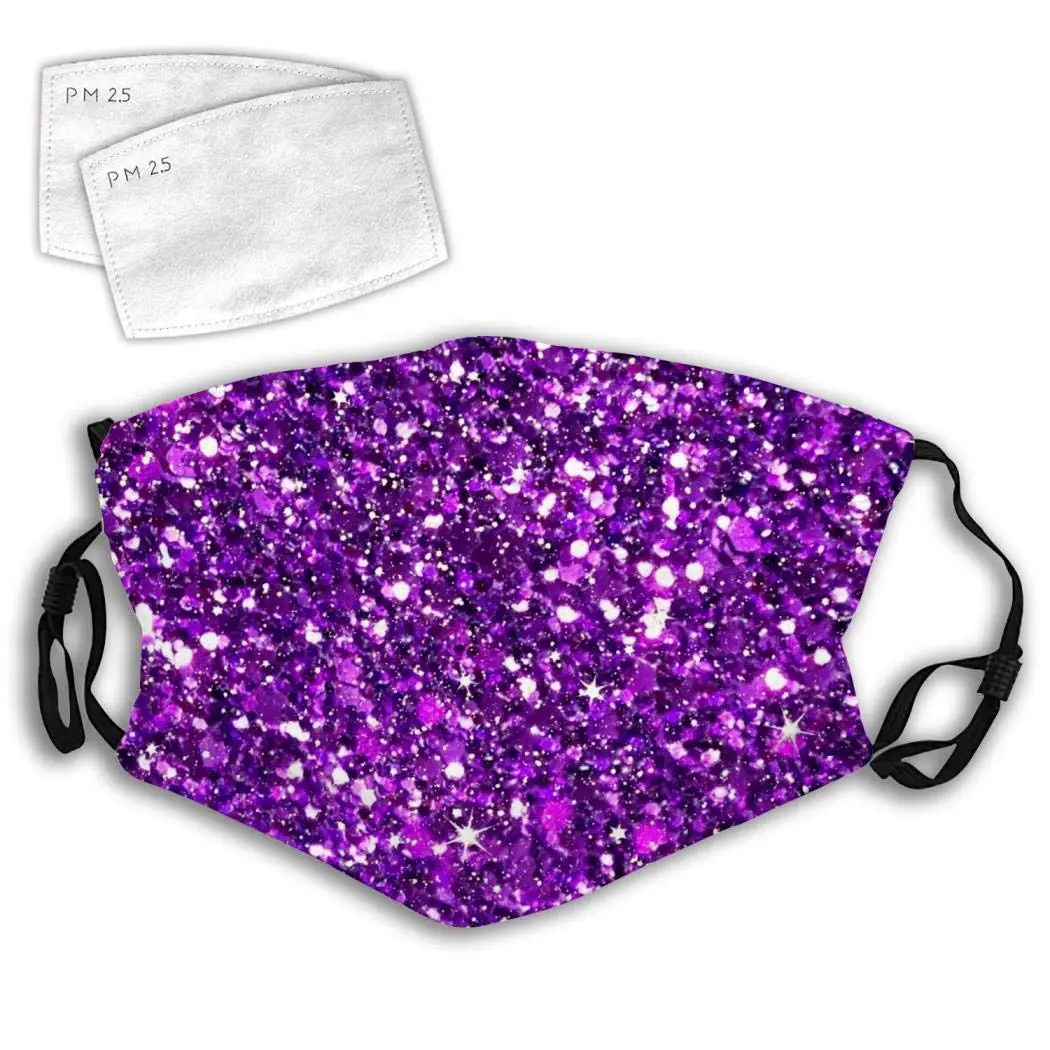 

Sparkling Elegant Glitter Bling Anti-Dust Gauze Co V-er Earloop Half Dust Mouth