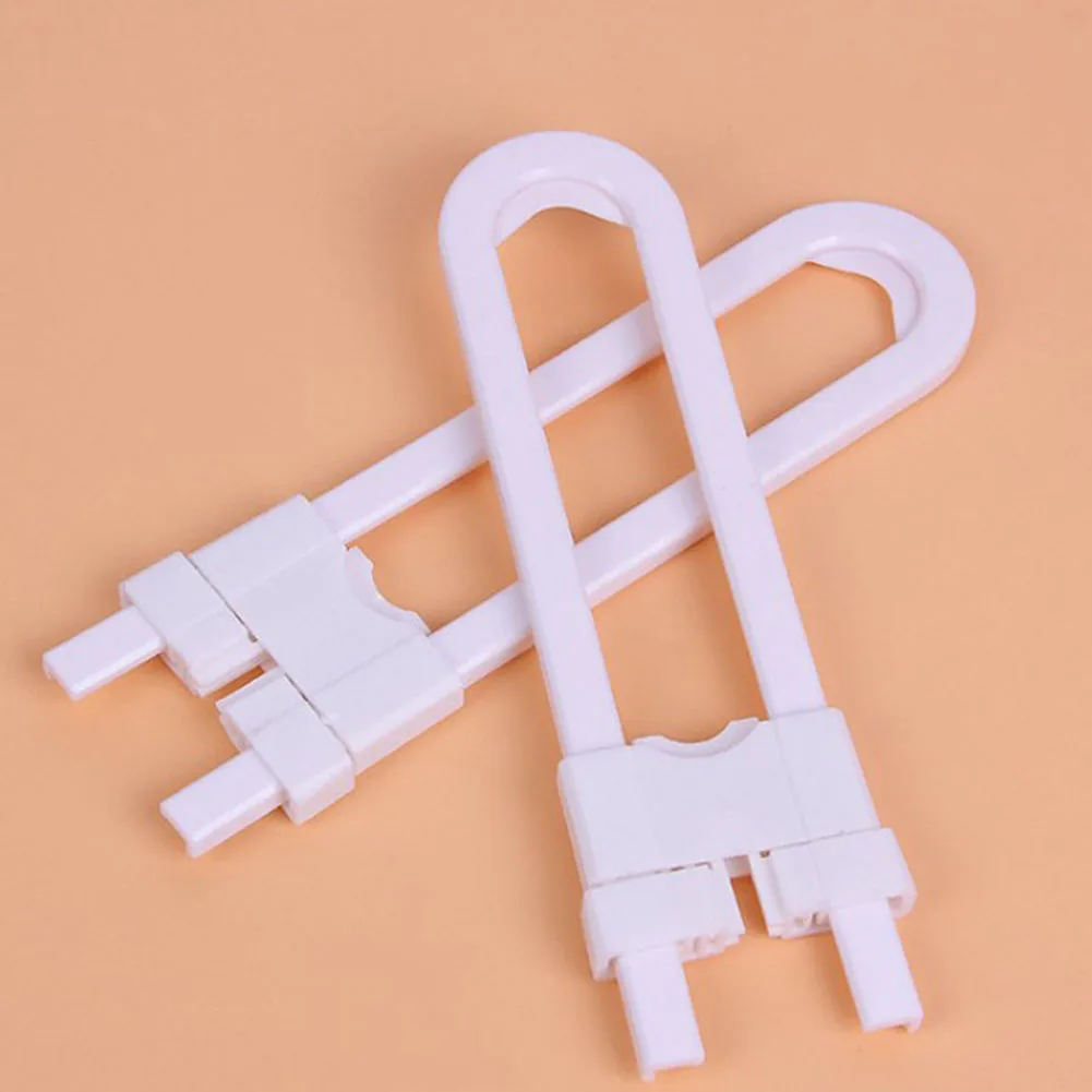 

5 Pcs Baby Safety U Shaped Cabinet Locks Security Latch Protection Childproof Plastic For Cabinet Closet Wardrobe