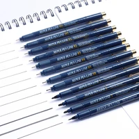 set of 12 micro pensfineliner ink penstechnical drawing pen black drawing pen pigment pen waterproof for artist anime manga