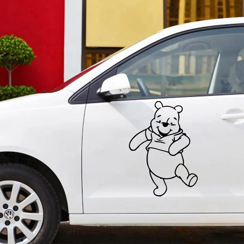 

Creative Honey Bear Car Accessories Exterior Die Cut Decal Bumper Sticker For Windows, Cars, Trucks, Laptops