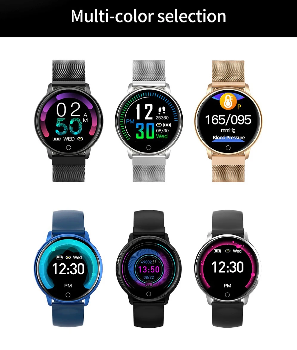 Новинка SENBONO Smartwatch водонепроницаемый монитор кровяного давления сердечного ритма фитнес-трекер для мужчин и женщин Смарт-часы для IOS Android