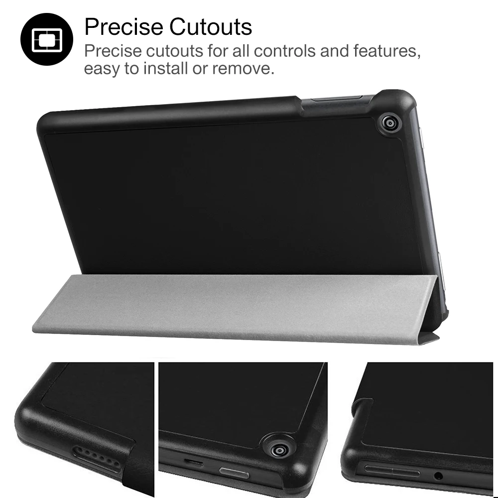 Чехол из искусственной кожи для amazon 2017 выпуска всех новых планшетов Fire 8 с Alexa &quotHD