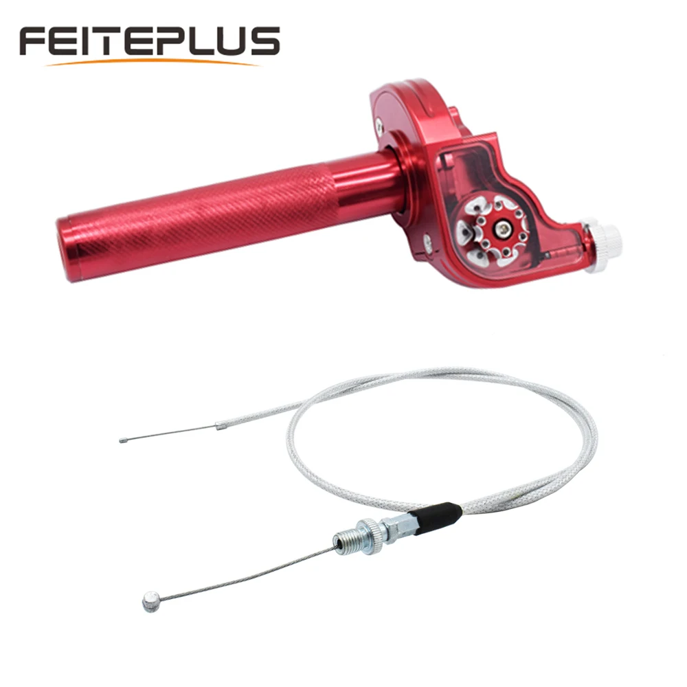 

7/8'' 22mm CNC Aluminum Alloy Quick Turn Twist Throttle Handle Bar Grips Scooter Handlebar Grip Electric Bike Accelerator