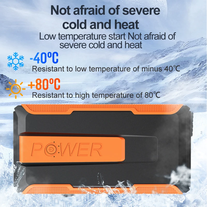 $282.75 30000mAh Car Jump Starter Emergency Power bank 1200A Portable battery charger 12V Truck 3.0L/6.0L Auto Booster Starting Device