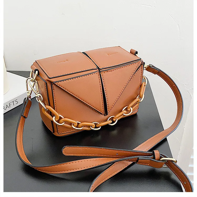 

Vintage Envelope Shape Box Crossbody Bag Pu Leather Ladies Shoulder Messenger Bag Women Designer Purse Handbag Fahsion Pouch