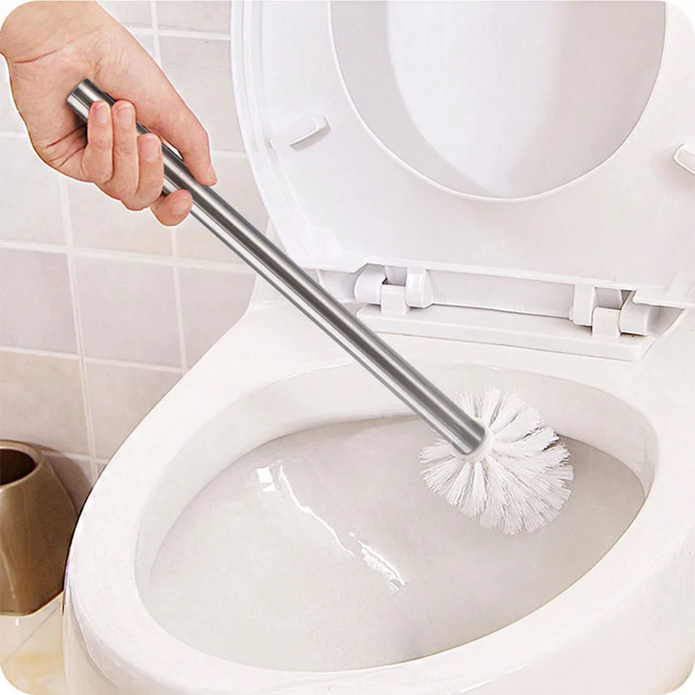 

5Pcs Toilet Brush Replacement Round Shaped Toilet Brushes Heads Bathroom Brush Cleaners (A1-White)