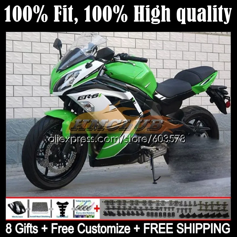 

Инъекция для KAWASAKI NINJA 650R ER6 F ER 6F 66CL.14 ER6F 12 13 14 15 16 ER-6F 2012 2013 2014 2015 2016 Обтекатели в наличии зеленый