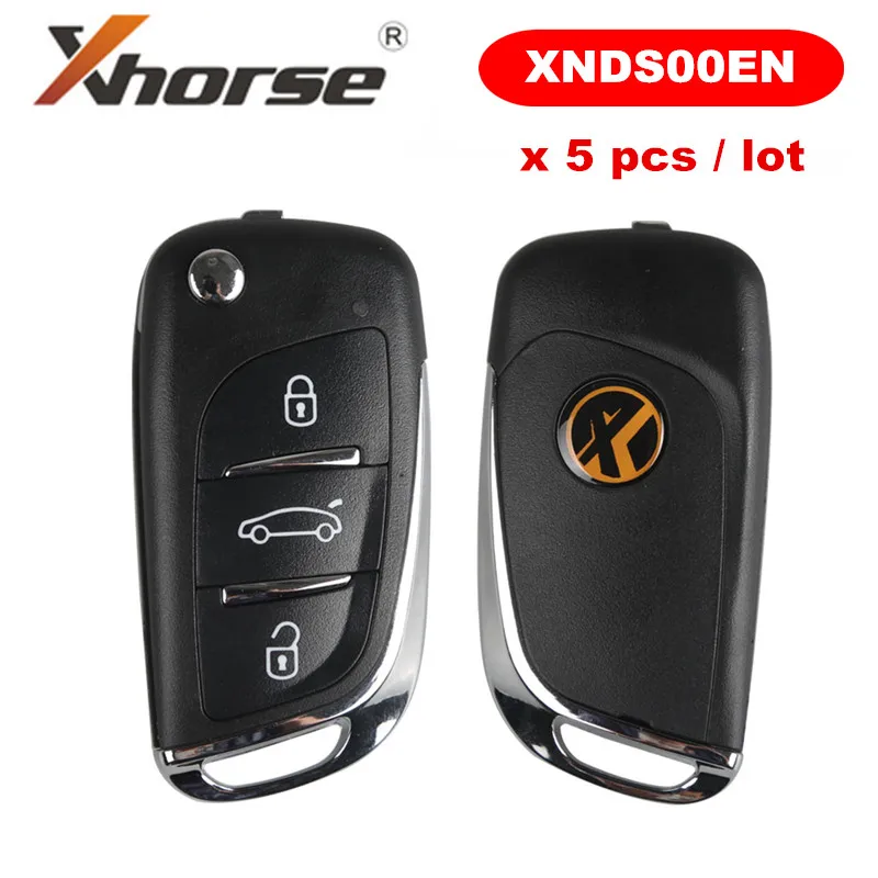 XHORSE XNDS00EN для V W DS Тип Беспроводной дистанционный ключ 3 кнопки XN002 VVDI инструмент 5