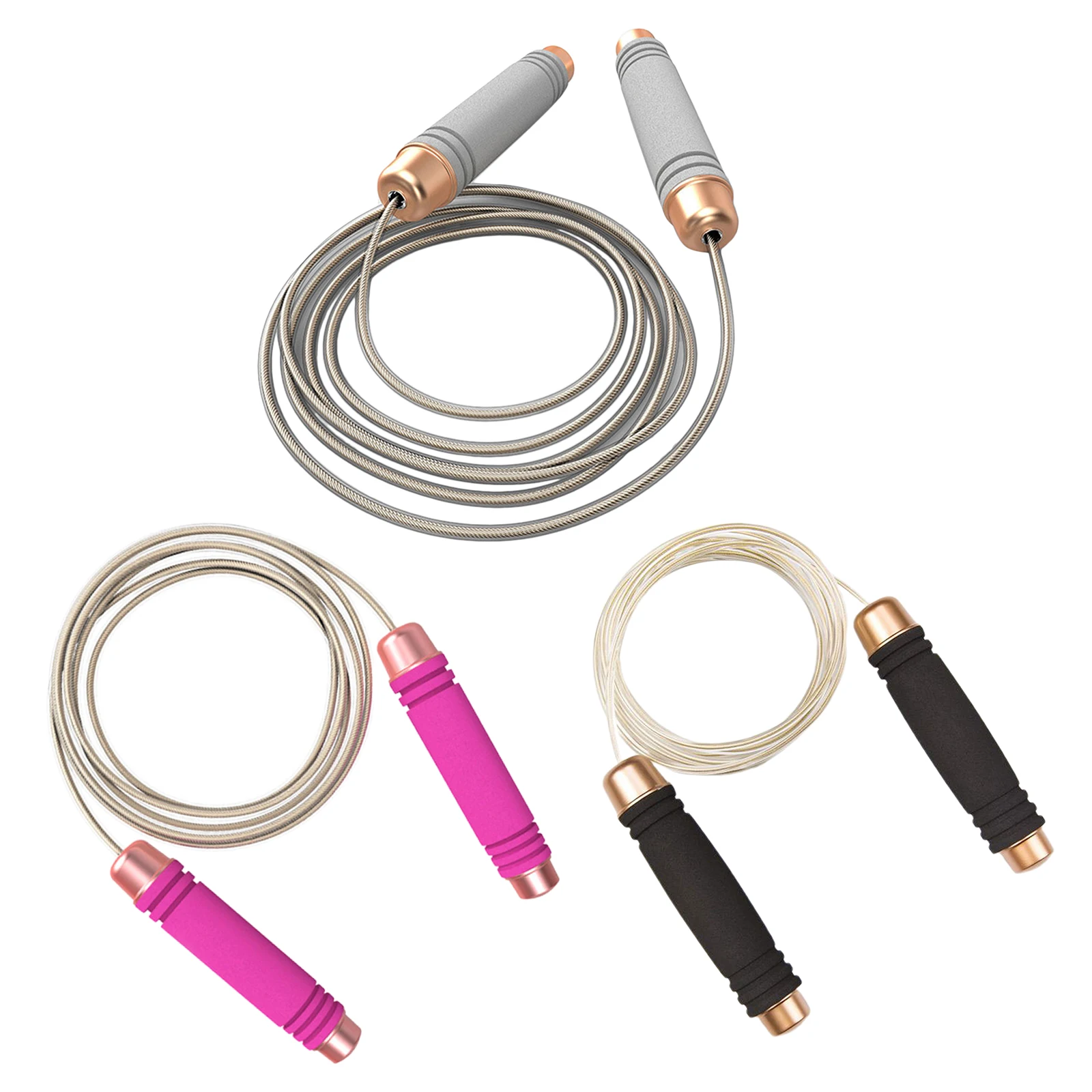 

Adjustable Jump Rope Skipping Aerobic Exercise Fitness Gym Workou