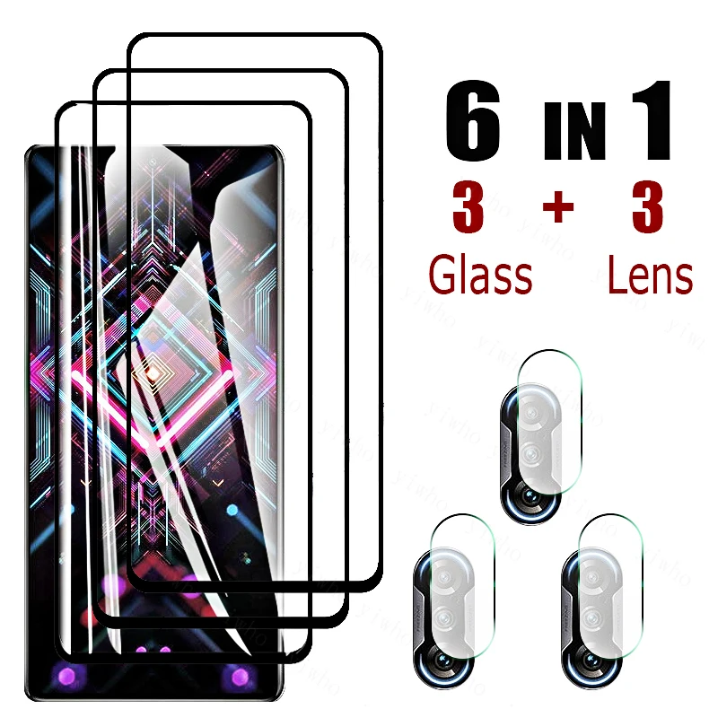 

6 в 1 для Xiaomi Redmi K40 игровое стекло для Redmi K40 Pro закаленное стекло HD защита для экрана для Redmi K 40 объектив игровой камеры