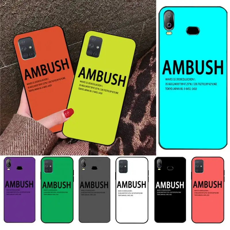 Японский Модный мягкий чехол для телефона Samsung A10 A20 A30 A40 A50 A70 A80 A71 A91 A51 A6 A8 2018 |