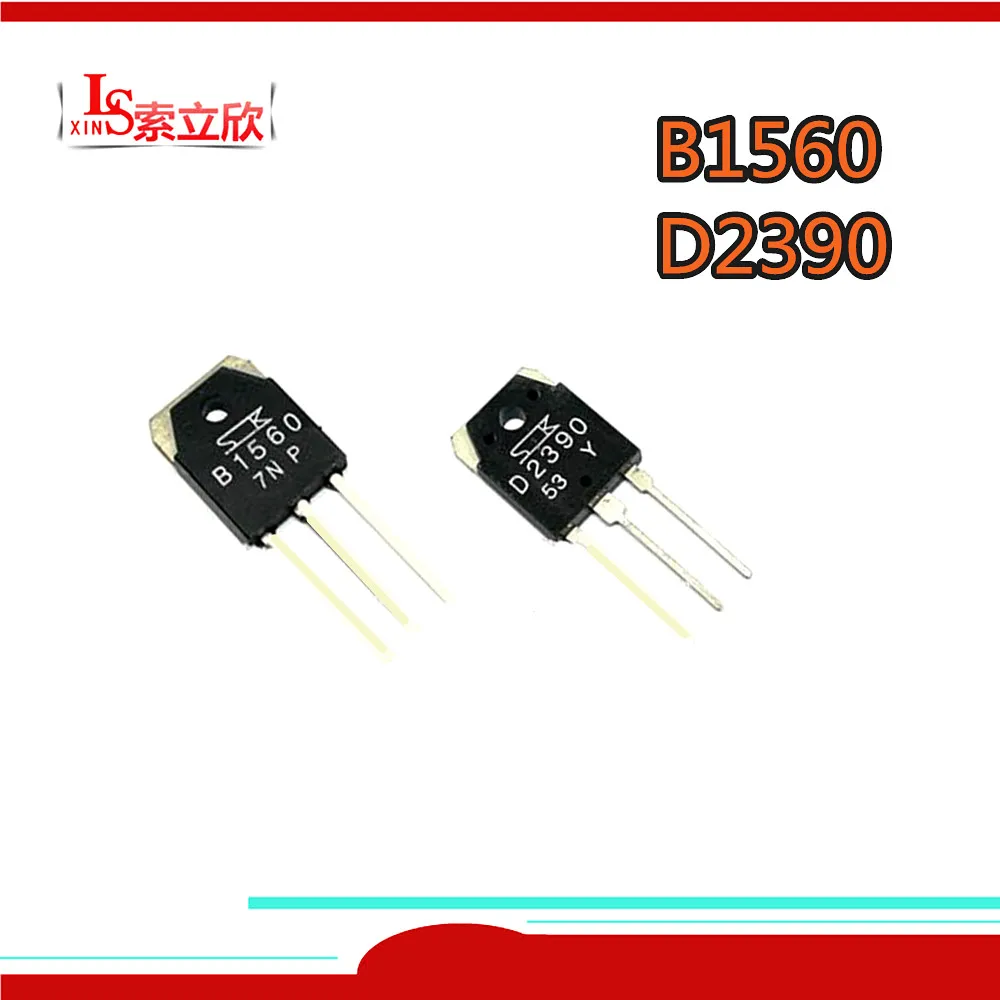 10 шт./лот 100% оригинальный новый 2SB1560 B1560 2SD2390 D2390 TO 3P заказ от 5 шт. + D2390)|Замыкатели| |
