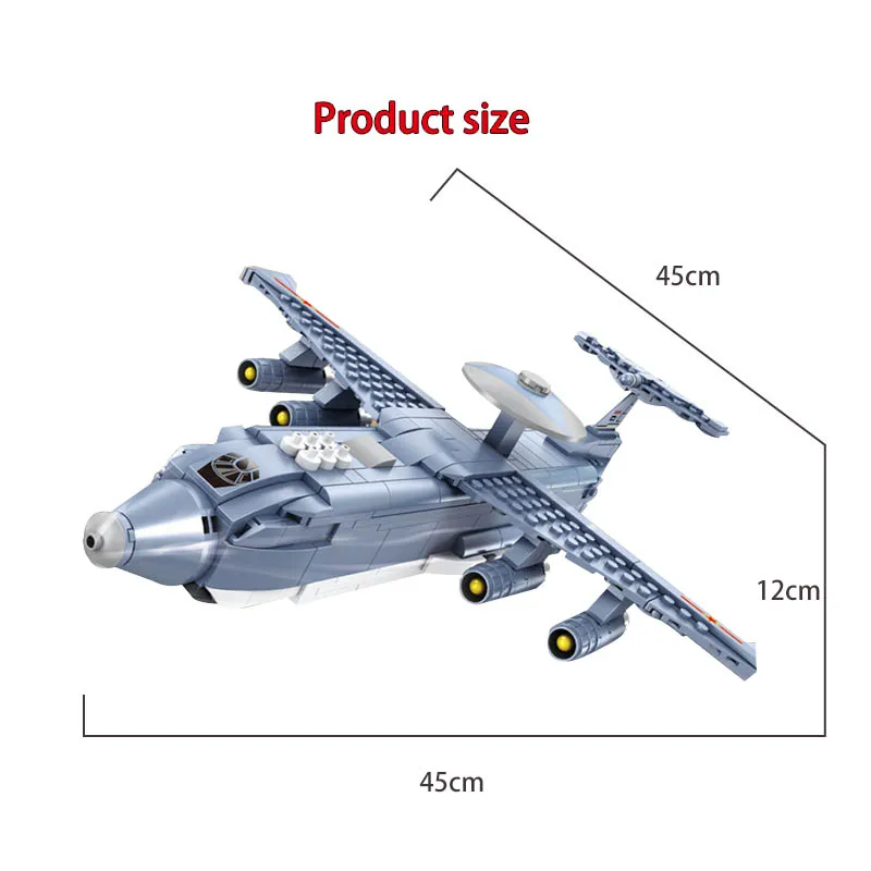 Конструктор детский Раннее предупреждение 464 блоков KJ-2000 Вторая мировая война Z-10