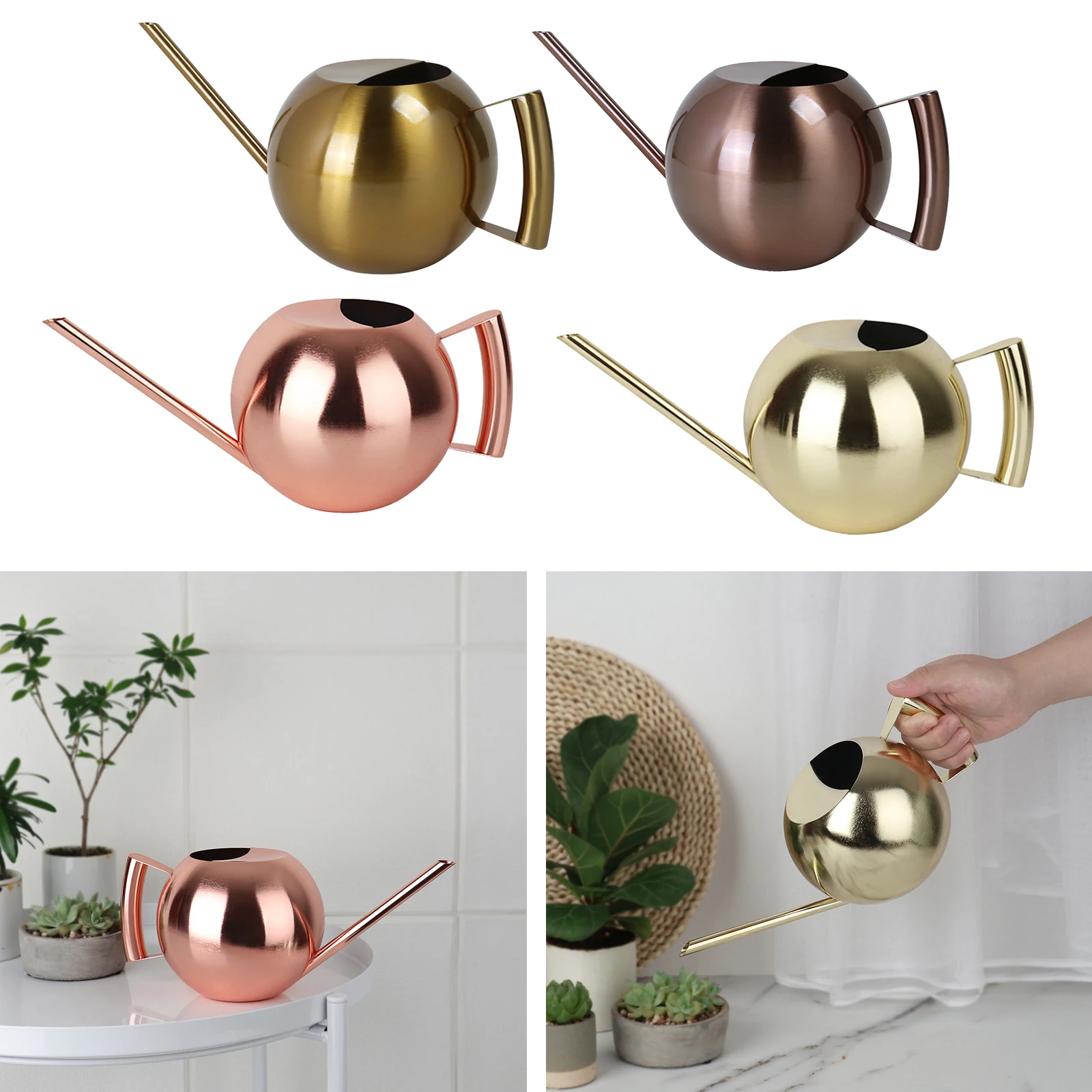 

Watering Can Pot Indoor/Outdoor w/ Long Spout House Bonsai Plants Flowers
