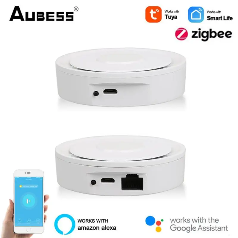 

Умный шлюз Tuya ZigBee3.0, хаб для умного дома, мост, приложение Smart Life, беспроводной пульт дистанционного управления, работает с Alexa Google Home