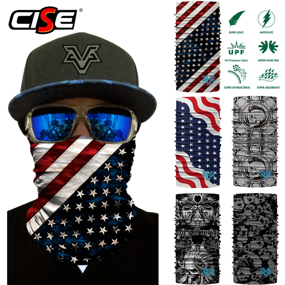 3D многофункциональная бесшовная мотоциклетная Балаклава маска для лица с