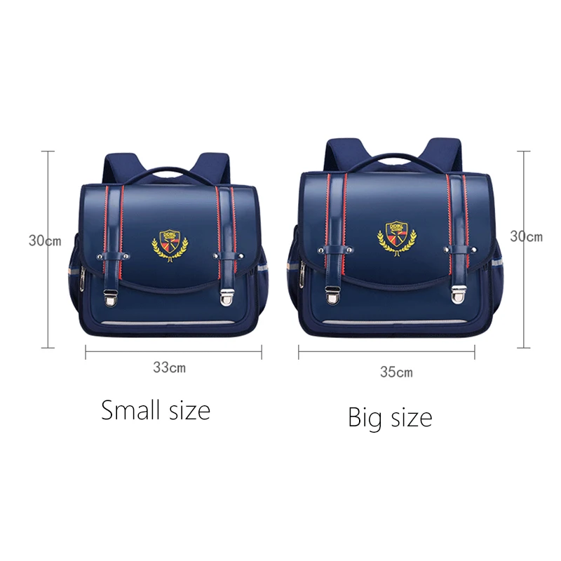 2021 Fashion Childrens Schoolbag Quality Leather Kids Backpack 2 Sizes Large Capacity Boys Backpacks Back to School Bag