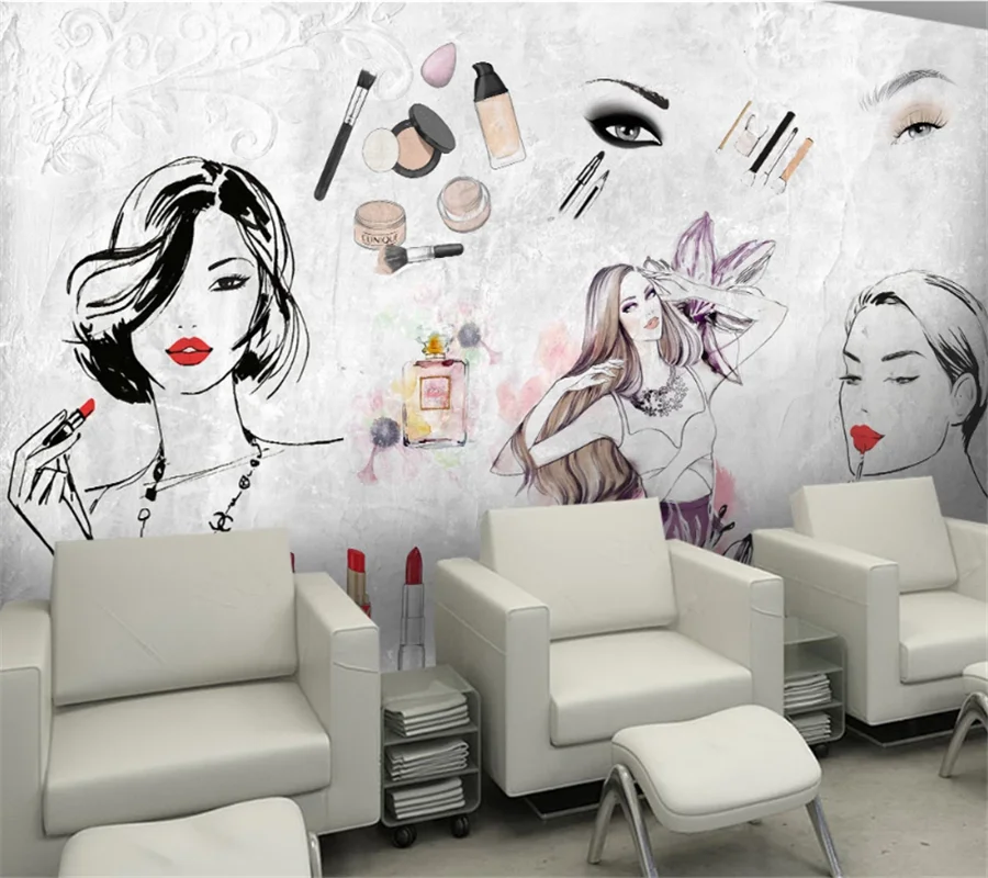 Индивидуальные 3d обои wellyu Европейская и американская мода акварельные красота