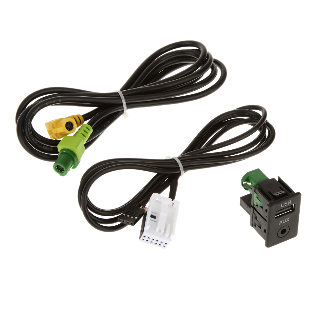 Aux переключатель и USB кабель адаптер для BMW 3 5 серии E87 E90 E91 E92 X5 X6|Переключатели