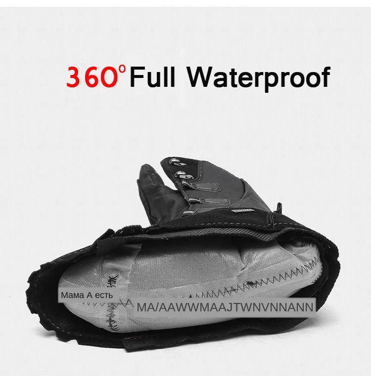 Зимние уличные походные ботинки унисекс для влюбленных, полностью водонепроницаемые, с шерстяной подкладкой, зимние ботинки, Нескользящие, сохраняющие тепло, хлопковые зимние ботинки для-40c