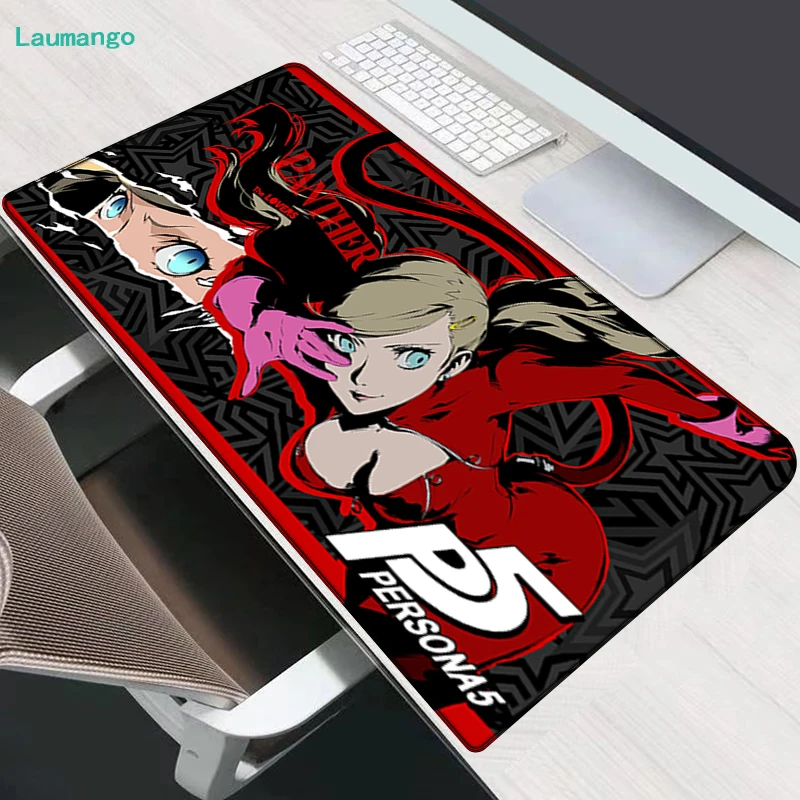

Persona 5 Large Anime Mousepad Company Gaming Mouse Mat Desktop Table Mat Deskmat Mausepad Gamer Carpet Computer Accessories Diy
