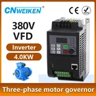 Лидер продаж! VFD 380 4 кВт для привода переменной частоты, 3-фазный контроллер скорости, Инверторный двигатель, VFD инвертор