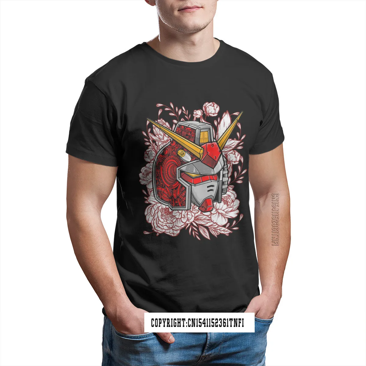 

Gundam Series RX 78-2'S Head Classic Men Clothes Comfort TShirt Summer Basic T Shirt Printing Graphic Tops & Tees For Adult