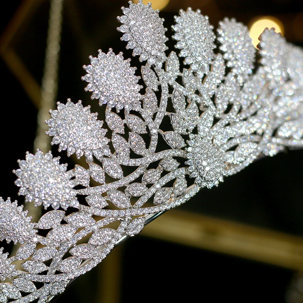Женский свадебный головной убор с фианитами серебро AAA | Украшения и аксессуары