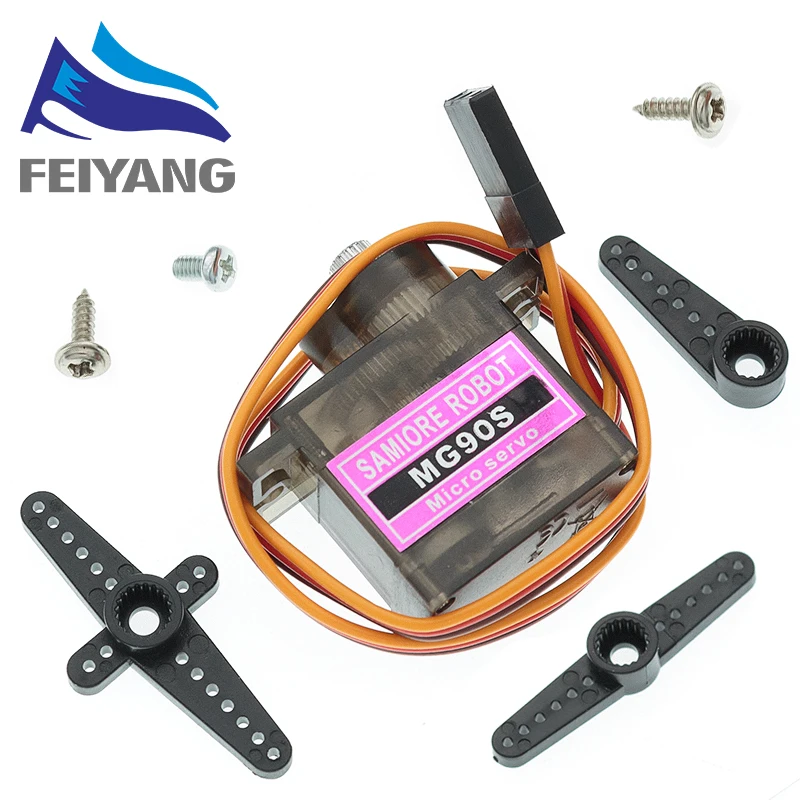 100 шт. Rc Mini Micro 9g сервопривод SG90 RC 250 450 Вертолет самолет автомобиль