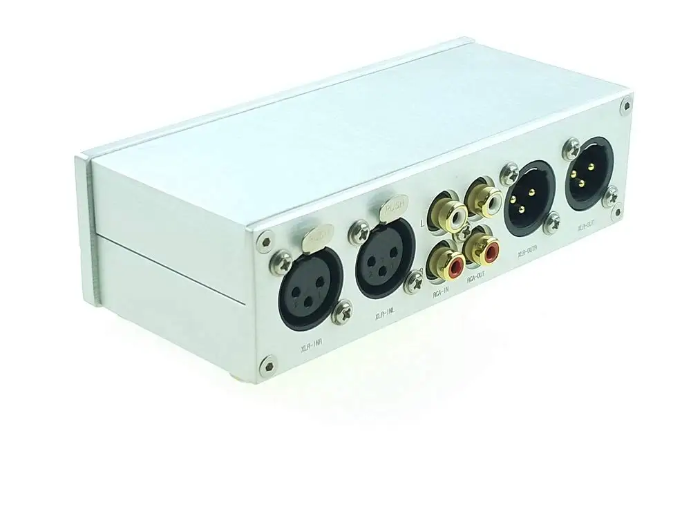 Полностью сбалансированный Одноконтурный пассивный преампер HiFi Предварительный усилитель XLR/RCA регулятор громкости для активного динамика или усилителя