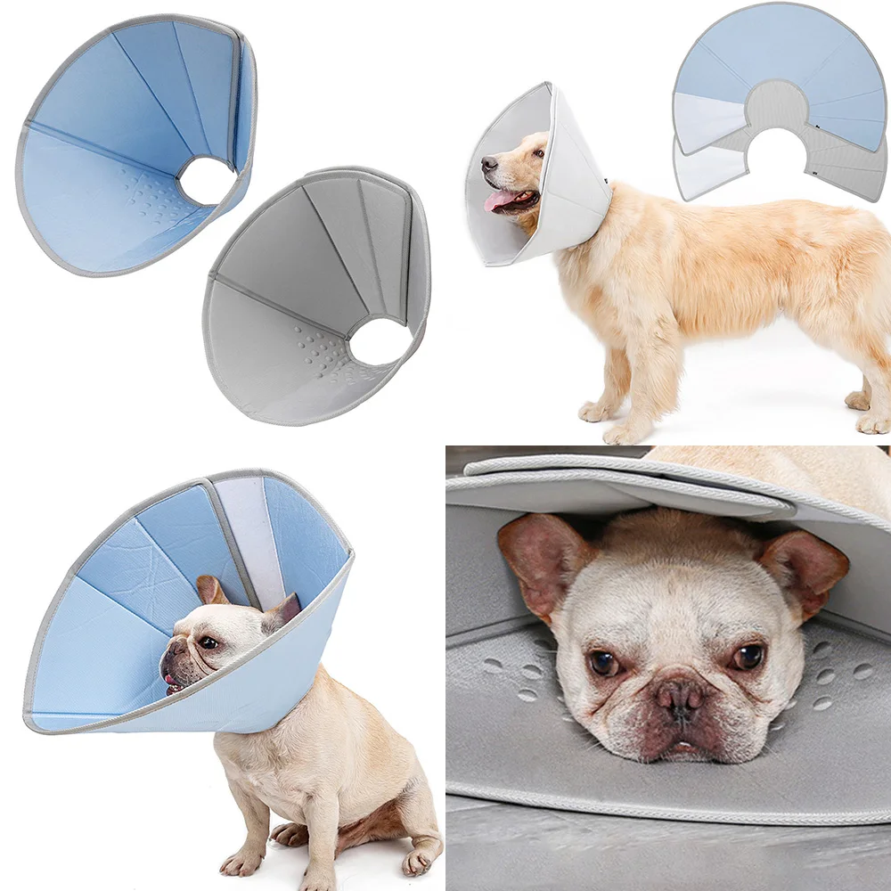 

Foldable Waterproof Cat Dog Protection Cover Anti-Bite Waterproof Wound Healing Cone Protective Collar Pet Supplies