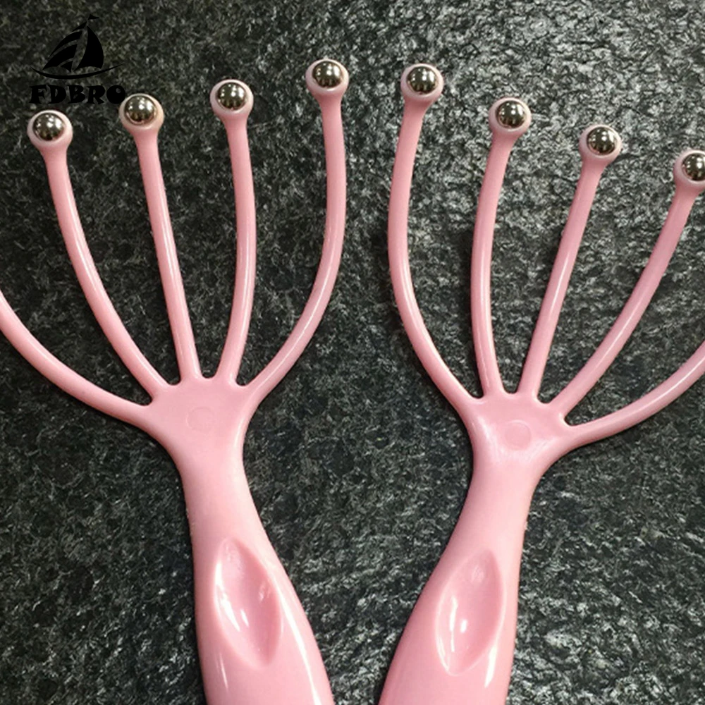 FDBRO новый стальной шариковый массажер для снятия стресса и шеи в спа