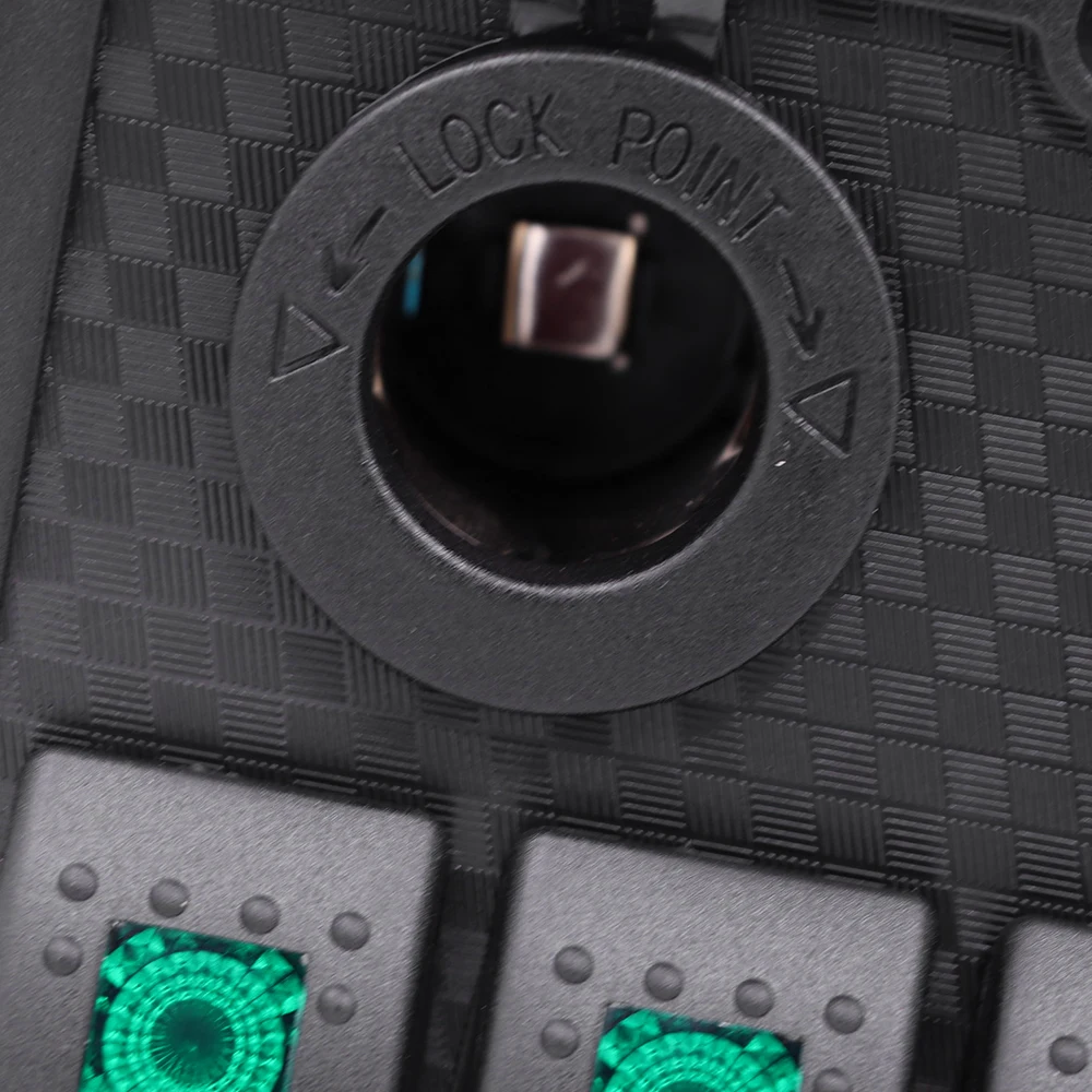 4 банды цепи светодиодный ЛОДКА кулисный переключатель Панель с предохранителем