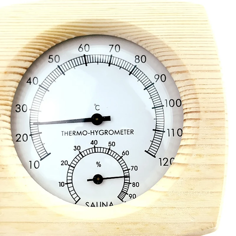 1 шт. деревянный термометр для сауны гигротермограф гигрометр измерение