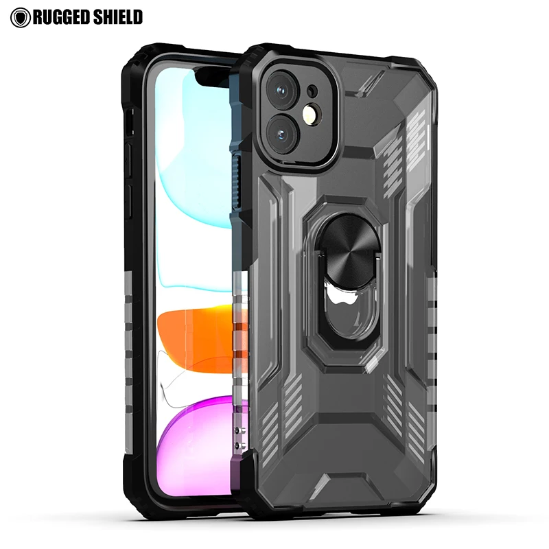 

Fashion Built-in Kickstand Hard Fitted Case for Iphone 13 Pro Max 11 12 Mini Coque Back Cover