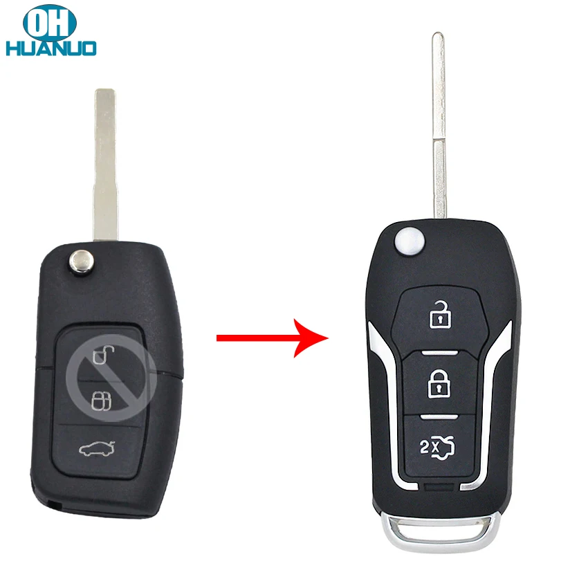 3-кнопочный модифицированный складной откидной пульт дистанционного управления