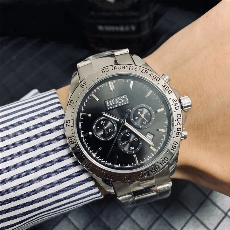 

New fashion men's business high grade wristwatch waterproof watch